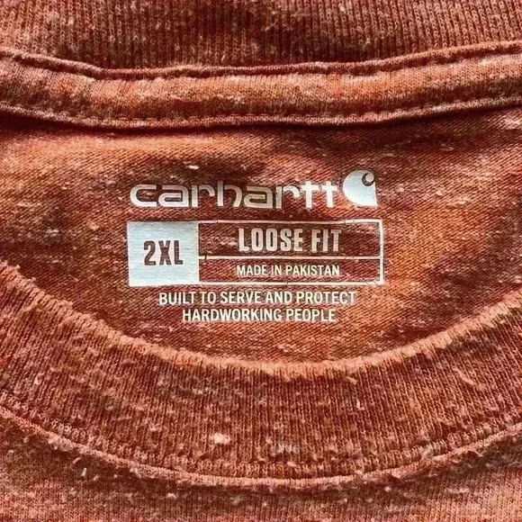 Carhartt (Lot/Bundle 2 items!) T-Shirt Long Sleeve & Short Sleeve Shirt Mens - Picture 11 of 15